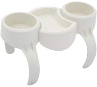 Réservoir d'eau pour spa Lay-Z 2 places, avec plateau en bois blanc