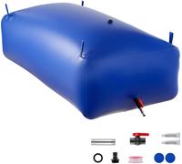 Réservoir d'eau souple, 1000 L, en PVC, pour le stockage de l'eau. Réservoir étanche et résistant à l'usure, idéal pour l'arrosage en extérieur, notamment pour les camping-cars, le camping et les situ