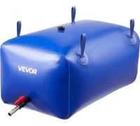 Réservoir d'eau souple 240 L, sac à eau grande capacité, conteneur d'eau souple portable et pliable, réservoir d'eau d'urgence en PVC étanche et résistant aux déchirures pour camping-cars, camions et