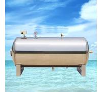 Réservoir d'eau sous Pression de 200 L en Acier Inoxydable, avec réservoir à vessie Automatique et Port de Nettoyage, idéal pour la Maison, la Ferme, Les Parcs et Les écoles. Solution d'appr