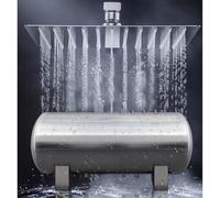 Réservoir d'eau sous Pression Portable pour Douche de Camping, réservoir de Stockage pour Pompe de puits d'urgence avec kit d'installation Complet, réservoir de 200 L (52,8 Gal) pour Parcs e