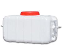 Réservoir d'eau Unyqoos® de 50 litres, réservoir d'eau robuste en plastique de qualité alimentaire, avec robinet et poignée de transport – empilable, idéal pour le camping et les activités de plein ai