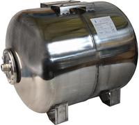 Réservoir d'expansion en acier inoxydable de 80 litres, cuve à membrane pour stations de pompage domestiques et systèmes de surpression, avec membrane en EPDM. INOX 80 litres