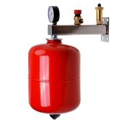 Réservoir d'expansion membranaire Aqbau pour systèmes de chauffage, 8 litres, avec groupe de sécurité