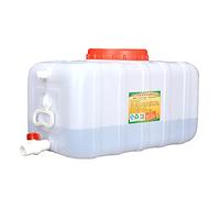 Reservoir eau Transporteur d'eau en plastique 200L Conteneur d'eau d'urgence Camping Transporteur de stockage d'eau Distributeur de boissons avec robinet Utilisation en camping-car ou en cam(Size:80L)