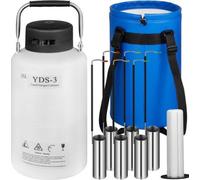 Réservoir en aluminium de 6 litres pour azote liquide