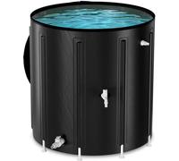 Réservoir en PVC de 750 litres, réservoir d'eau de pluie pliable avec raccord pour tuyau, idéal pour le jardin