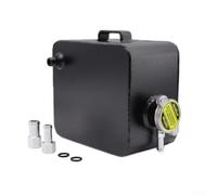 Réservoir Expansion 2.5L Aluminium Avec Bouchon Kit(Black) | Capacité 2.5L, régulation thermique pour efficace, bouchon inclus, soudure pour robuste, fits engine bay