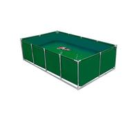 Réservoir portable pour carpes koï en acier durable avec valve de vidange, piscine extérieure en PVC pour jardin, idéal pour la culture de poissons et la croissance des plantes aquatiques