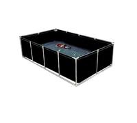 Réservoir portable pour carpes koï en acier durable avec valve de vidange, piscine extérieure en PVC pour jardin, idéal pour la culture de poissons et la croissance des plantes aquatiques