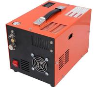 Réservoir sous pression de 30 MPa pour fusil de paintball - réservoir externe avec système de refroidissement par ventilateur intégré et indicateur de température.