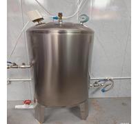 Réservoir sous Pression d'eau, conteneur de Stockage d'eau en Acier Inoxydable, réservoir de 200 L pour Pompe de puits, Usage agricole et résidentiel (115 x 50 cm, 200 L) - Durable et résist