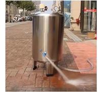 Réservoir sous Pression d'eau, réservoir de Stockage d'eau en Acier Inoxydable pour système de Pompe de puits - 160 L (42,3 Gal), Distributeur d'eau Automatique sans Tour avec Accessoires co