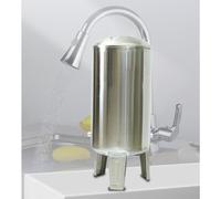 Réservoir sous Pression d'eau, réservoir d'eau Potable Robuste en Acier Inoxydable - Réservoir Vertical de 16 à 79 gallons pour Pompe de puits avec soupape de Purge d'air et kit de Montage p