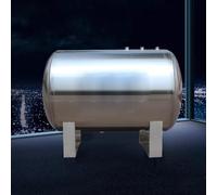 Réservoir sous Pression d'eau, réservoir sous Pression Horizontal en Acier Inoxydable 250 L - Surpresseur d'eau Automatique pour la Maison, l'industrie et l'agriculture - Solution de stockag