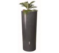 Réservoir Stone Lava - GARANTIA - 350 l - Plastique - Gris foncé - Récupérateur d'eau de pluie