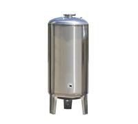 Réservoir vertical en acier inoxydable, 60-700 litres, réservoir pressurisé for pompe de puits/système d'alimentation en eau, réservoir vertical avec kit de montage(200L/52.8Gal)