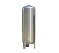 Réservoir vertical en acier inoxydable, 60-700 litres, réservoir pressurisé for pompe de puits/système d'alimentation en eau, réservoir vertical avec kit de montage(300L/79.2Gal)
