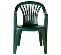 Resin Monobloc Low Back Resin Chair Green Lyra