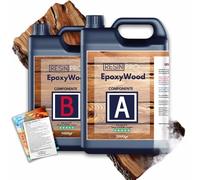 Resin Pro EPOXYWOOD 3 KG Résine époxy pour bois - Résine pour revêtements protecteurs, rénovation, renforcement du bois, de la fibre de verre et du métal