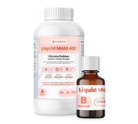 Resin Pro ® Liquid Mold: Caoutchouc Silicone Liquide (510 g) Pour La Création De Moules Pour Époxy, Polyuréthane, Cire, Savon, Plâtre, Ciment - Dureté 40 Shore A