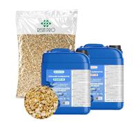 Resin Pro STONEDRAIN Kit pour sol extérieur drainant en gravier et résine, Jaune, 50 m2, pose piétonne 8 mm avec liant inclus