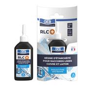 Résine anérobie GEB RLC+ pour le raccordement sans flamme d'une installation en cuivre et laiton 30ml
