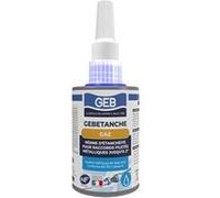 Résine d’étanchéité anaérobie GEBETANCHE GAZ flacon 75ml - GEB - 114609 Jaune G