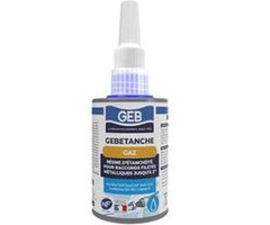 Résine d’étanchéité anaérobie GEBETANCHE GAZ flacon 75ml - GEB - 114609 Jaune G