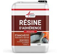 Adjuvant Latex pour Mortier, Béton et Ciment- Résine d'accrochage et d'étanchéité - 2L- Arcalatex G