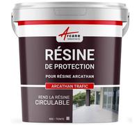 Résine de finition circulable polyurethane pour etancheite toiture plate ARCATHAN TRAFIC Gris 4 Kg