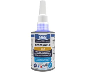 Résine d'étanchéité anaérobie GEBETANCHE GAZ flacon 75 ml GEB 114609