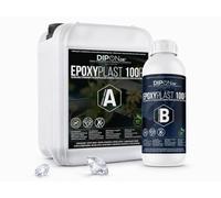 Résine époxy 2K de qualité professionnelle, à faible odeur et émission UV pour bijoux, bois, table, aquarium, terra, construction de moules et revêtement de sol