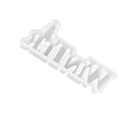 Résine époxy compatible cerf silicone hiver lettre silicone, A | Silicone de qualité alimentaire pour la fabrication de savon, moules en silicone en forme de cerf de Noël