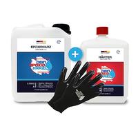 Resine epoxy transparente 4,5 kg | Qualité professionnelle limpide et à faible odeur | Résine coulée pour bois + gants gratuits, y compris les instructions en français