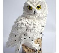 Résine Hibou Ornement Simulé Hibou en Jardin Jardin Oiseaux Statue Sculpture Pelouse Scène Décoration Intérieure Extérieure Simula