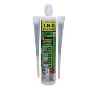 Résine ING Fixations DSMax - méthacrylate - Beige - Cartouche de 300 ml - Lot de 6 - A050028