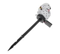 Résine Lampe Solaire de Jardin Éclairage Doux, Ip55 Chien
