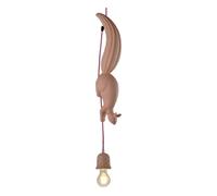 Résine Pendentif Lumière, Bande Dessinée Créative Écureuil Plafonniers, E26/E27 Lustre, moderne Intérieur Luminaire pour Rose