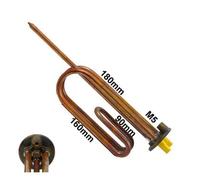 RESISTANCE 2200W Diam.48 270m/m + PORTE ANODE M5 CHAUFFE-EAU ACAPULCO