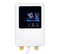 Résistance chauffante instantanée 3000W, écran LCD, indice de protection IPX4, prise européenne 220V