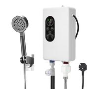 Résistance chauffante instantanée de 5500 W, 220 V, avec indicateur de température, mini-chauffe-eau