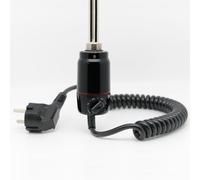 Résistance chauffante PMH ET2 avec thermostat et câble torsadé, 150 W, noir semi-brillant RAL 9017