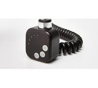 Résistance chauffante PMH HT2 avec thermostat et câble torsadé, 200 W, noir semi-brillant RAL 9017
