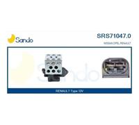 Résistance De Série Moteur Électrique Ventilateur Du Radiat Sando SRS71047.0