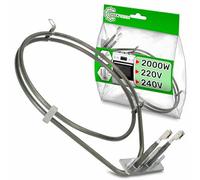 Resistance pour Four Circulaire 2000W 77X2277 CCM002830 pour Brandt | 76X5859 77X3169 pour Fagor pour De Dietrich - MADE IN TURKEY - Garantie de 5 Ans - ONIX TECH
