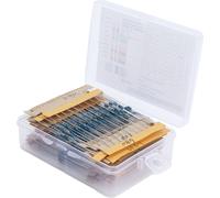 Résistance, Résistance électronique, Pack de résistances, Résistance de bricolage, Résistance à film métallique, Kit de résistances assorties