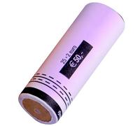 RESKAL Tube à monnaie pour pièce Euro, papier, 25 x 2 EUR