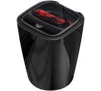RESKIU Cendrier de Voiture avec Couvercle pour Peugeot 508 607 2008 3008 5008 RCZ, Cendrier de Voyage Portable Mini cendrier Automobile sans fumée Cendrier à Cigare,A-Black