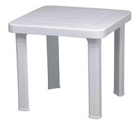 resol grupo Garbar Andorra Table d'appoint extérieure 47x47 | Jardin, terrasse, Balcon, Plage, Piscine, Pique-Nique, Camping, Restauration | Design, léger, Polyvalent, Amovible | Blanc